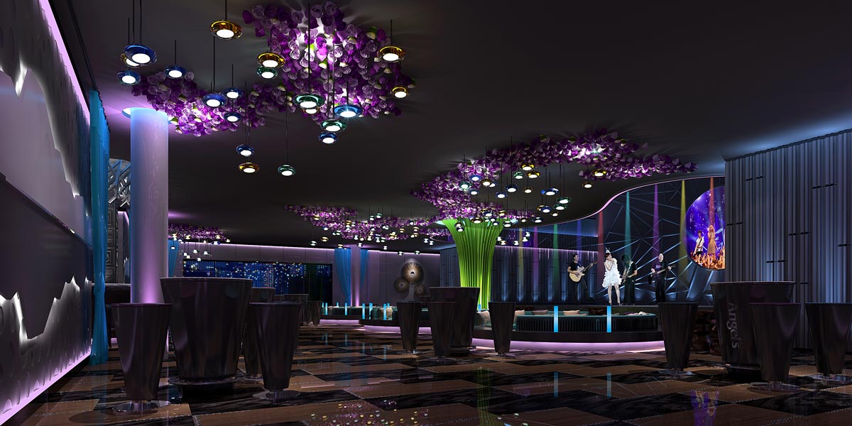 马来西亚Angel's club 酒吧ktv设计